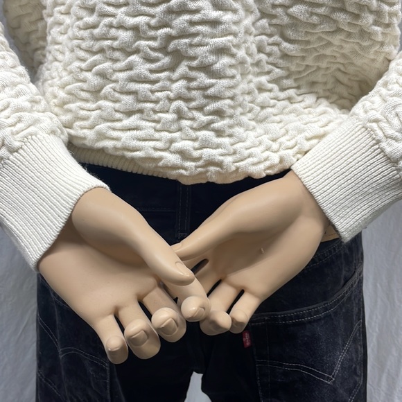 Generra Men's Off White Classic Pulllover Sweater - Picture 5 of 7